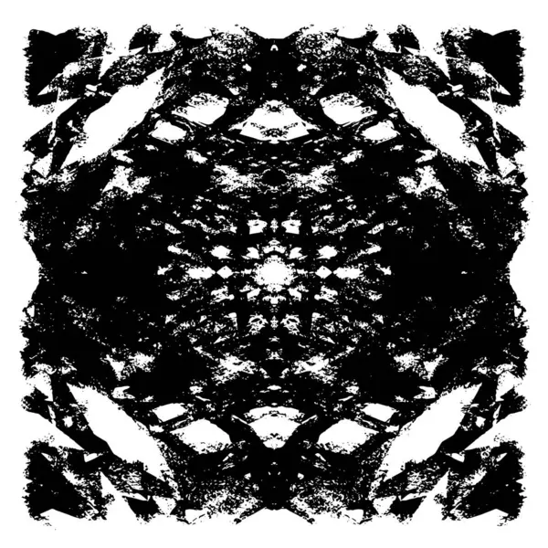 siyah ve beyaz grunge monokrom çizimi