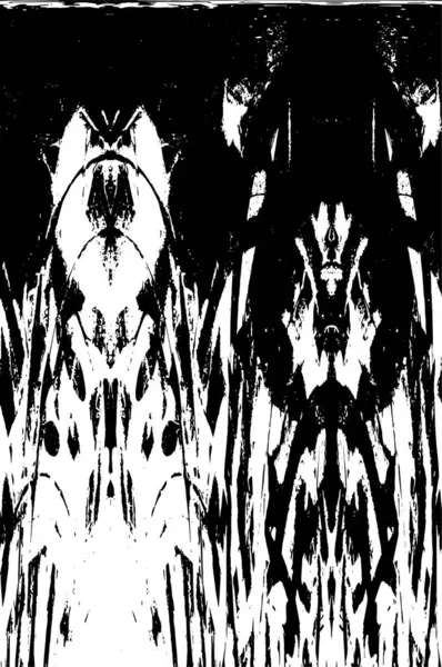 siyah ve beyaz grunge kirli vintage monokrom çizimi