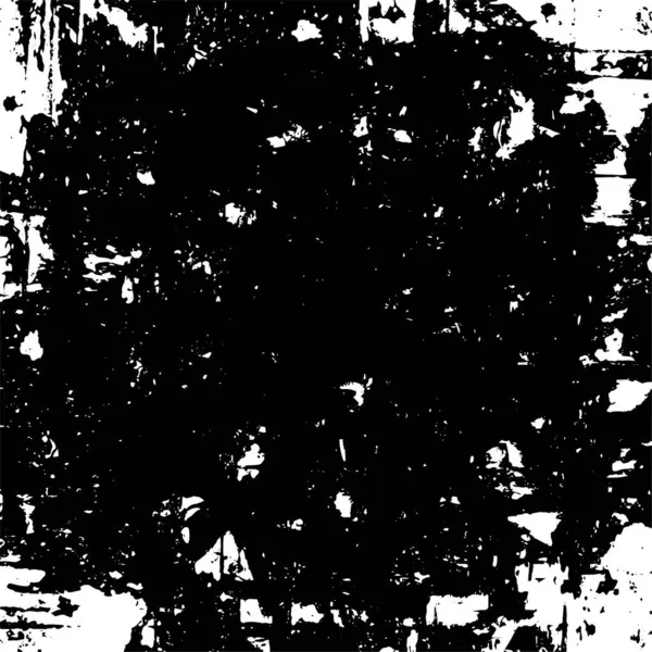 Siyah beyaz dokuda sıkıntılı arkaplan, soyut vektör çizimi