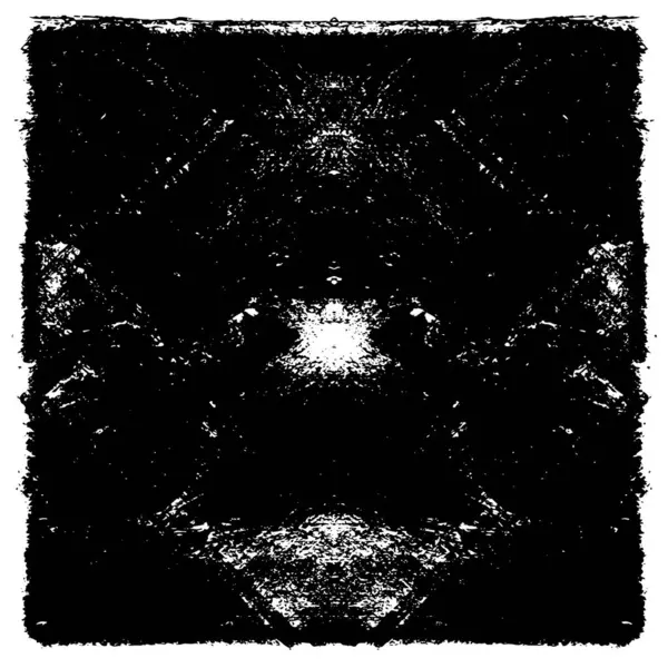 Siyah beyaz dokuda sıkıntılı arkaplan, soyut vektör çizimi