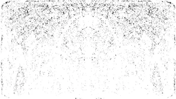 Siyah beyaz dokuda sıkıntılı arkaplan, soyut vektör çizimi