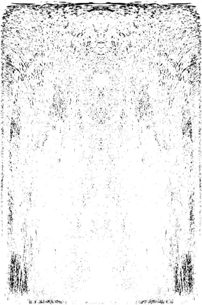 Grunge dikey olarak simetrik siyah beyaz doku. Tek renkli yıpranmış kaplama deseni. 