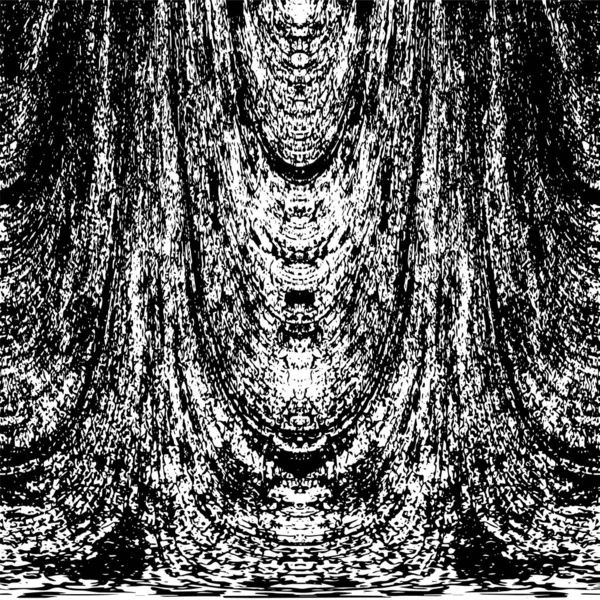 Grunge dikey olarak simetrik siyah beyaz doku. Tek renkli yıpranmış kaplama deseni. 