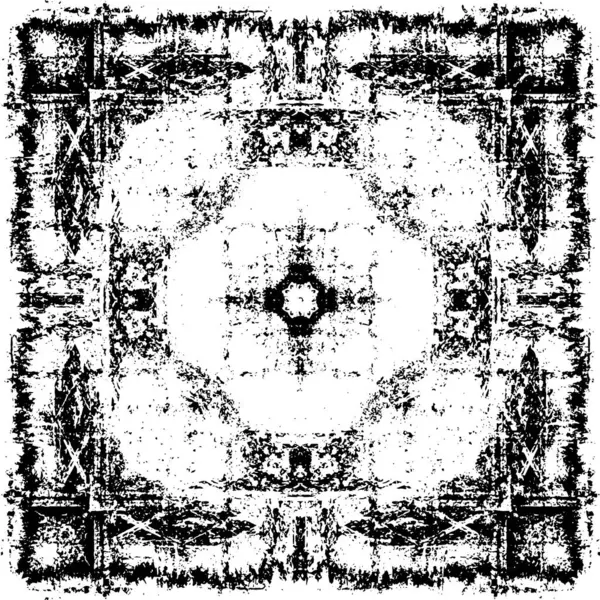 Çizik ve çiziklerle dolu siyah beyaz bir arka plan. Soyut vektör illüstrasyonu. 