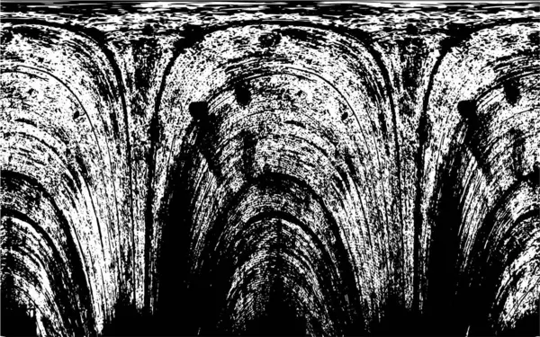 Çizik ve çiziklerle dolu siyah beyaz bir arka plan. Soyut vektör illüstrasyonu. 