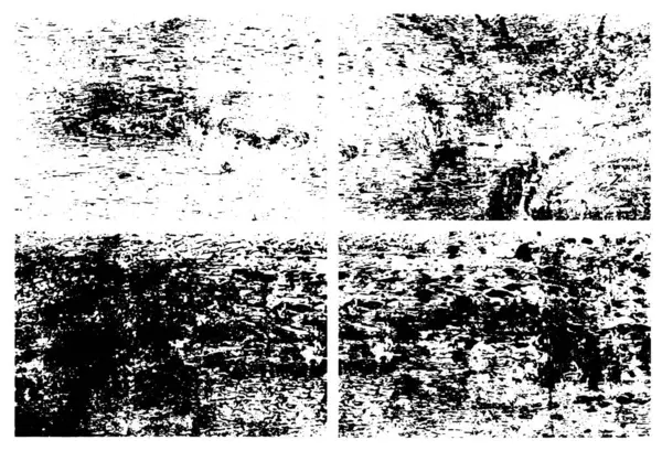 Çizik ve çiziklerle dolu siyah beyaz bir arka plan. Soyut vektör illüstrasyonu. 