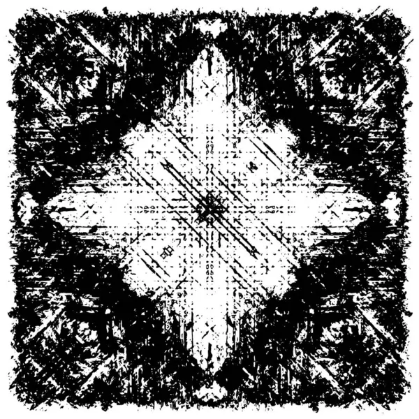 Çizik ve çiziklerle dolu siyah beyaz bir arka plan. Soyut vektör illüstrasyonu. 