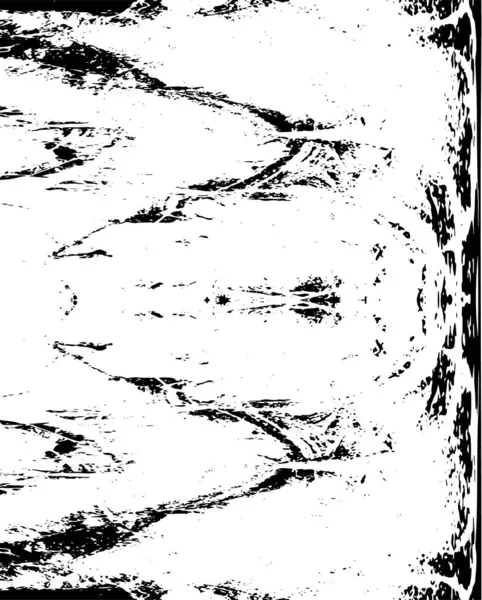 Çizik ve çiziklerle dolu siyah beyaz bir arka plan. Soyut vektör illüstrasyonu. 