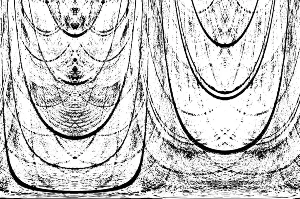 Çizik ve çiziklerle dolu siyah beyaz bir arka plan. Soyut vektör illüstrasyonu. 