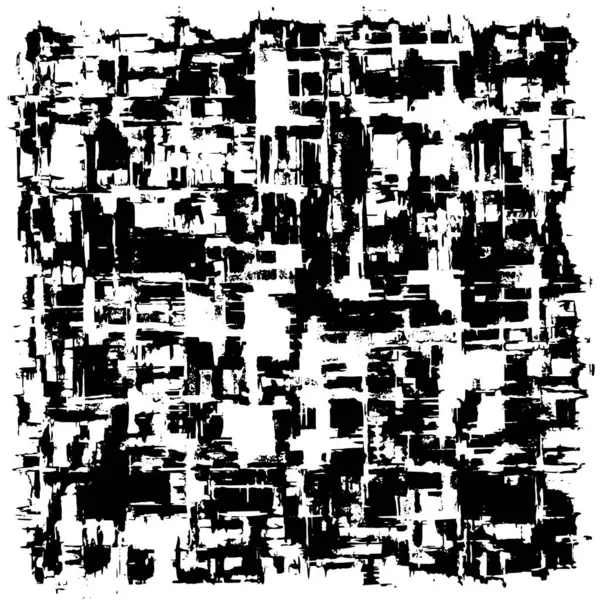 Çizik ve çiziklerle dolu siyah beyaz bir arka plan. Soyut vektör illüstrasyonu. 