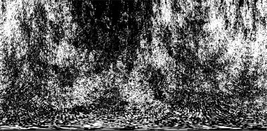 Çizik ve çiziklerle dolu siyah beyaz bir arka plan. Soyut vektör illüstrasyonu. 