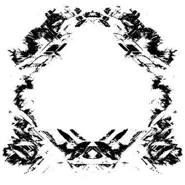 Çizik ve çiziklerle dolu siyah beyaz bir arka plan. Soyut vektör illüstrasyonu. 