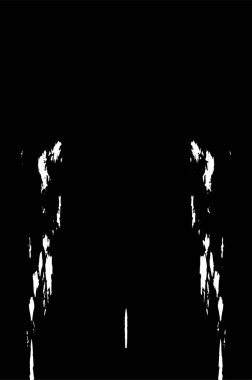 Çizik ve çiziklerle dolu siyah beyaz bir arka plan. Soyut vektör illüstrasyonu. 