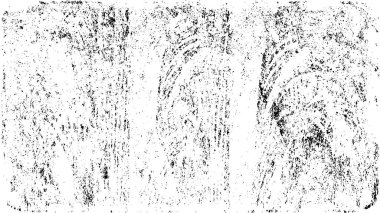 Çizik ve çiziklerle dolu siyah beyaz bir arka plan. Soyut vektör illüstrasyonu. 