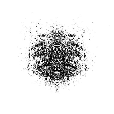 Çizik ve çiziklerle dolu siyah beyaz bir arka plan. Soyut vektör illüstrasyonu. 