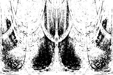 Çizik ve çiziklerle dolu siyah beyaz bir arka plan. Soyut vektör illüstrasyonu. 