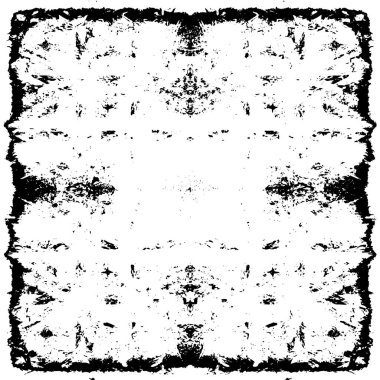 Çizik ve çiziklerle dolu siyah beyaz bir arka plan. Soyut vektör illüstrasyonu. 