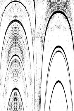 Çizik ve çiziklerle dolu siyah beyaz bir arka plan. Soyut vektör illüstrasyonu. 