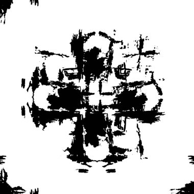 soyut grunge modern siyah beyaz desen