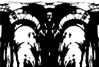 soyut grunge modern siyah beyaz desen