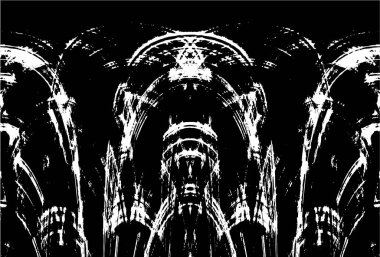 soyut grunge modern siyah beyaz desen