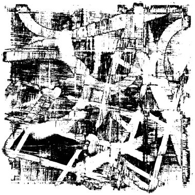 soyut grunge modern siyah beyaz desen