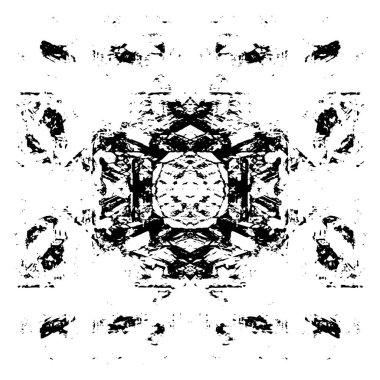 soyut grunge modern siyah beyaz desen