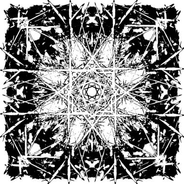 soyut grunge modern siyah beyaz desen