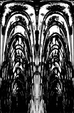 soyut grunge modern siyah beyaz desen