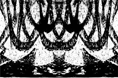 soyut grunge modern siyah beyaz desen