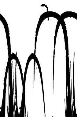 soyut grunge modern siyah beyaz desen