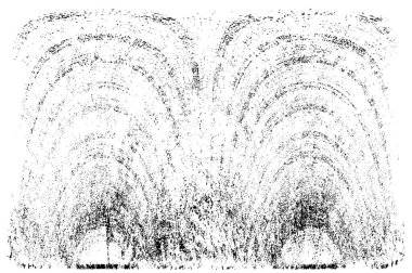 Grunge dikey olarak simetrik siyah beyaz doku. Tek renkli yıpranmış kaplama deseni. 