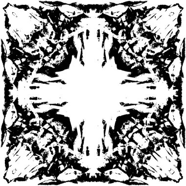 Siyah beyaz monokrom eski grunge vintage eskimiş arka plan soyut antika desenli retro model 