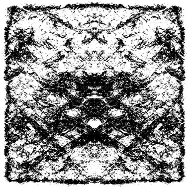 Siyah beyaz monokrom eski grunge vintage eskimiş arka plan soyut antika desenli retro model 