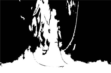 Siyah beyaz monokrom eski grunge vintage eskimiş arka plan soyut antika desenli retro model 