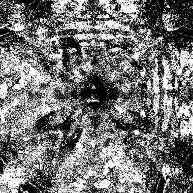 Siyah beyaz monokrom eski grunge vintage eskimiş arka plan soyut antika desenli retro model 