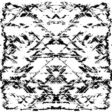 Siyah beyaz monokrom eski grunge vintage eskimiş arka plan soyut antika desenli retro model 