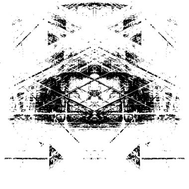 Siyah beyaz monokrom eski grunge vintage eskimiş arka plan soyut antika desenli retro model 