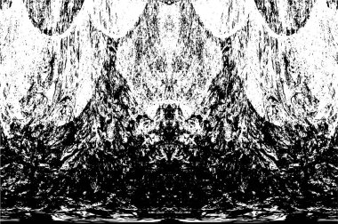 Siyah beyaz monokrom eski grunge vintage eskimiş arka plan soyut antika desenli retro model 