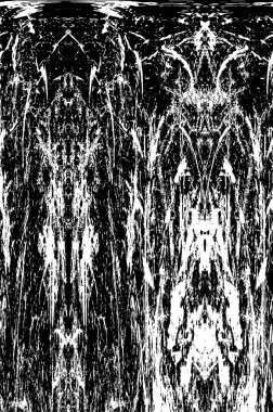 Soyut grunge arkaplanı. Monokrom dokusu. Siyah ve beyaz desenli arkaplan 