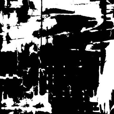 Soyut grunge arkaplanı. Monokrom dokusu. Siyah ve beyaz desenli arkaplan 