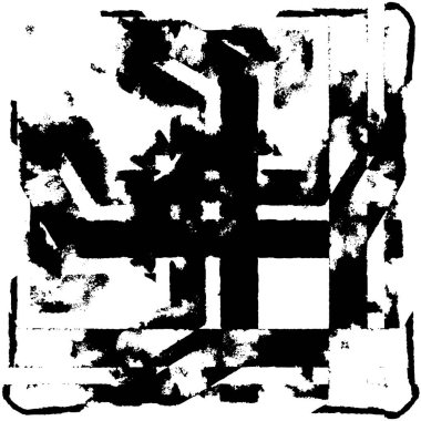 Soyut grunge arkaplanı. Monokrom dokusu. Siyah ve beyaz desenli arkaplan 