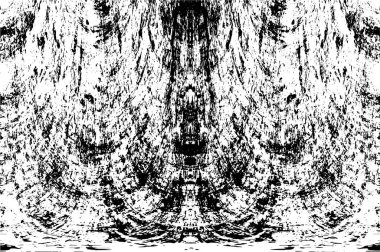 Soyut grunge arkaplanı. Monokrom dokusu. Siyah ve beyaz desenli arkaplan 