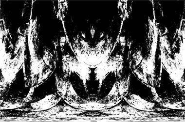 Soyut grunge arkaplanı. Monokrom dokusu. Siyah ve beyaz desenli arkaplan 