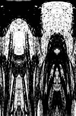 Soyut grunge arkaplanı. Monokrom dokusu. Siyah ve beyaz desenli arkaplan 