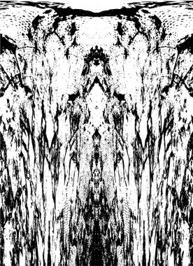 Soyut grunge arkaplanı. Monokrom dokusu. Siyah ve beyaz desenli arkaplan 