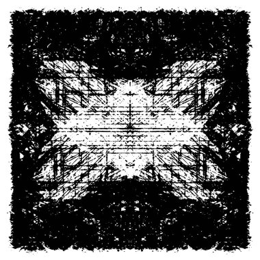 Soyut grunge arkaplanı. Monokrom dokusu. Siyah ve beyaz desenli arkaplan 