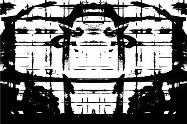 Soyut grunge arkaplanı. Monokrom dokusu. Siyah ve beyaz desenli arkaplan 