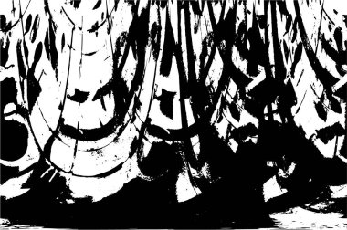 Soyut grunge arkaplanı. Monokrom dokusu. Siyah ve beyaz desenli arkaplan 