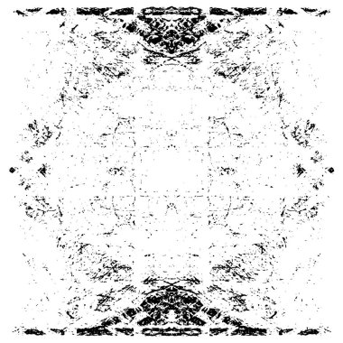 Soyut grunge arkaplanı. Monokrom dokusu. Siyah ve beyaz desenli arkaplan 